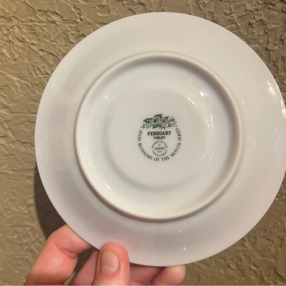 FEBRUARY Vintage AVON ‘Blossoms of the Month’ Teacup & Saucer February Violet - Picture 7 of 10